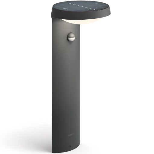 Tyla Piedestal Solcell IR-sensor Ultra Efficient LED 255lm IP44 Antracit