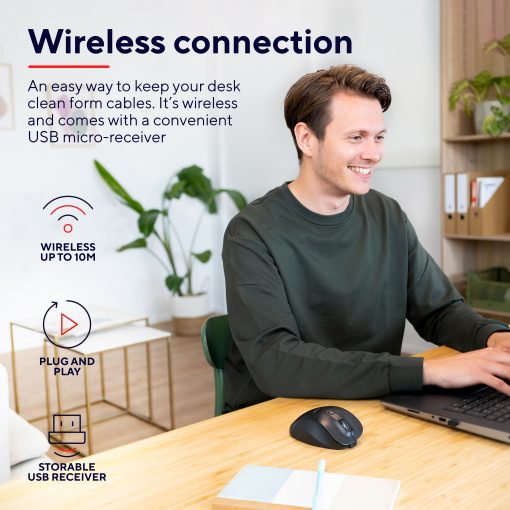 Fyda Trådlös mus RF 2,4 GHz Eco Svart - Image 19