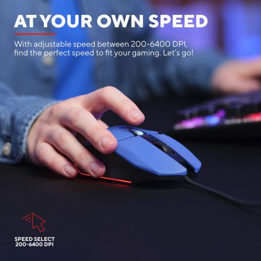 GXT 109B Felox Illuminated Gaming mouse Blå - Image 16