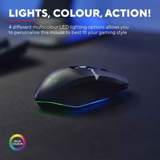 GXT 110 Felox Illuminated Wireless Gaming mouse Svart - Image 13