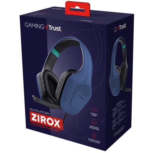 GXT 415B Zirox Gaming Headset Blå - Image 21