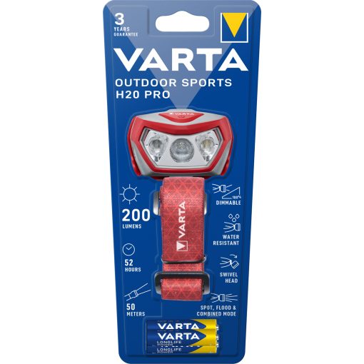 Outdoor Sports H20 Pro Pannlampa 200 lm Röd - Image 7