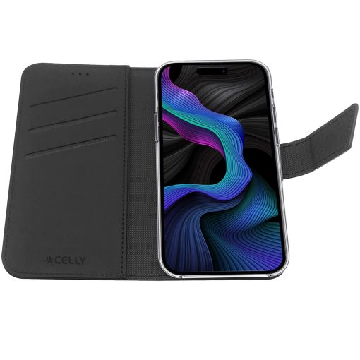 Wally Wallet Case iPhone 15 Svart - Image 14
