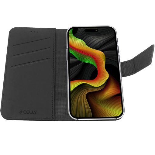 Wally Wallet Case iPhone 15 Pro Max Svart - Image 15