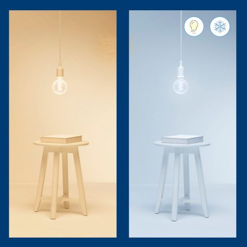 WiFi Smart LED E27 G95 40W Filament Färg + Varm-kallvit 470lm - Image 16