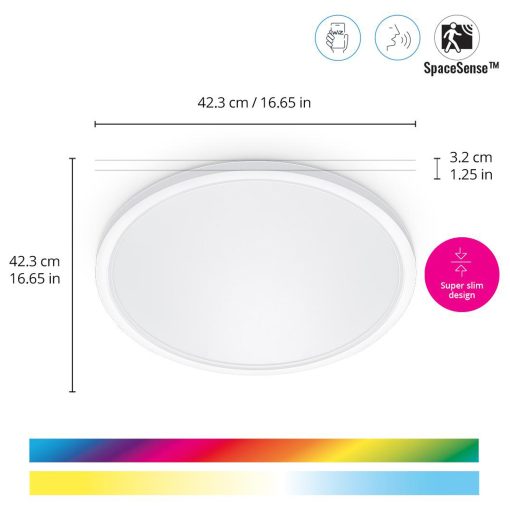 WiFi Smart SuperSlim plafond Färg + Varm-kallvit 2600lm - Image 4
