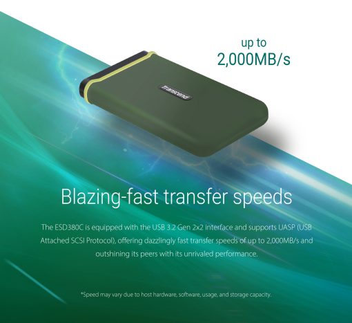 Portabel SSD ESD380C USB-C 2TB (R/W 2000 MB/s) - Image 9