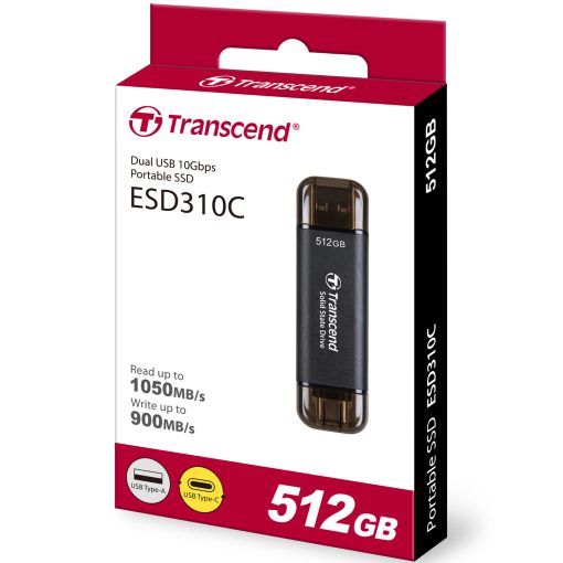 Portabel SSD ESD310C USB-C 512 GB (R1050/W950) Svart - Image 3