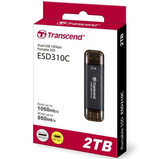 Portabel SSD ESD310C USB-C 2TB (R1050/W950) Svart - Image 3