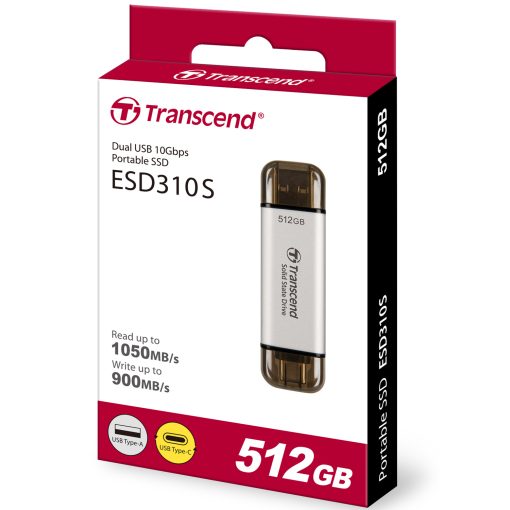 Portabel SSD ESD310C USB-C 512 GB (R1050/W950) Silver - Image 3