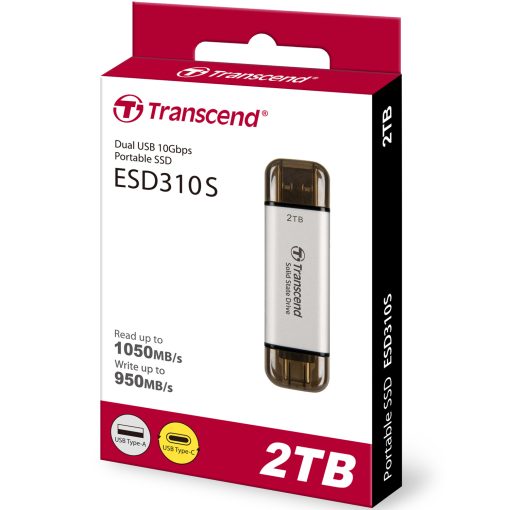 Portabel SSD ESD310S USB-C 2TB (R1050/W950) Silver - Image 12