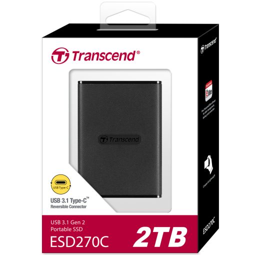 Portabel SSD ESD270C USB-C 2TB (R520/W460) Svart - Image 8
