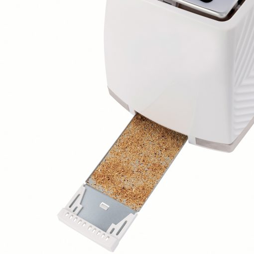 Brödrost Vit Groove 2S Toast 26391-56 - Image 8