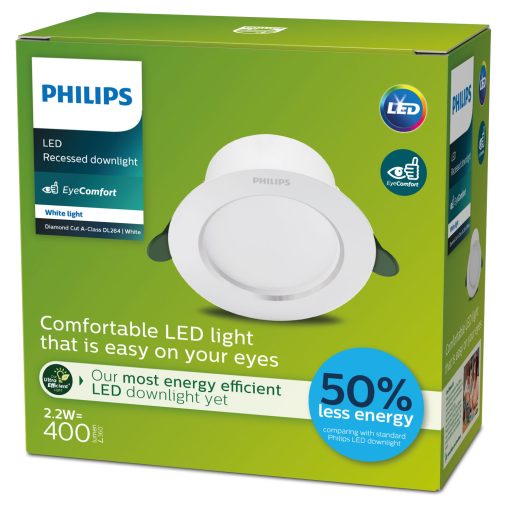 LED Infälld spot Diamond Cut Ø105mm 2,2W 400lm 3000K Energiklass A - Image 5