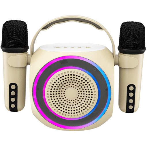 Partymic2 Trådlös högtalare RGB + 2 trådl. mikrofoner - Image 3