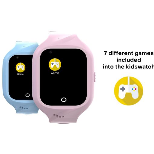 Kidswatch 4G Smartwatch för barn Blå + Rosa rem - Image 21
