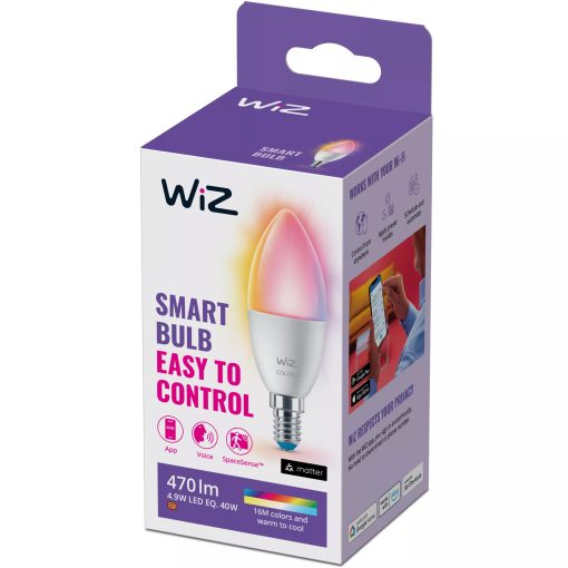 WiFi Smart LED E14 Kron 40W 470lm Färg - Image 11