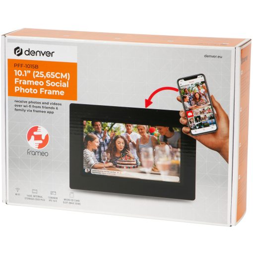 Smart fotoram 10,1" Wifi FRAMEO programvara PFF-1015B Svart - Image 12
