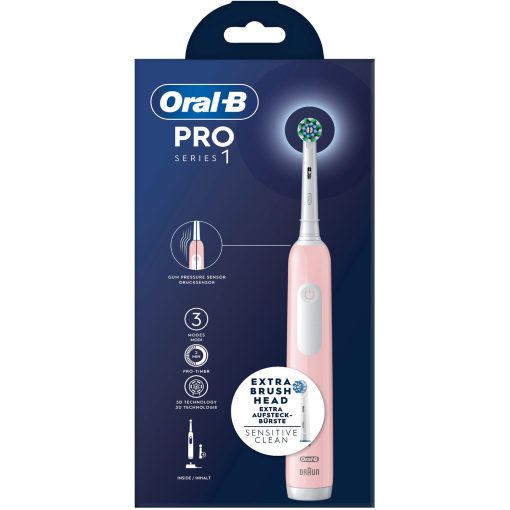 Eltandborste Pro1 Pink + Extra Refill - Image 18