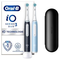 Eltandborste iO3 Duo Matt Black / Ice Blue