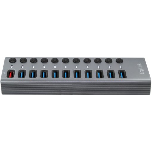 USB-hub 10+1-port med separata På/Av-knappar USB 3.2 Gen 1 - Image 5