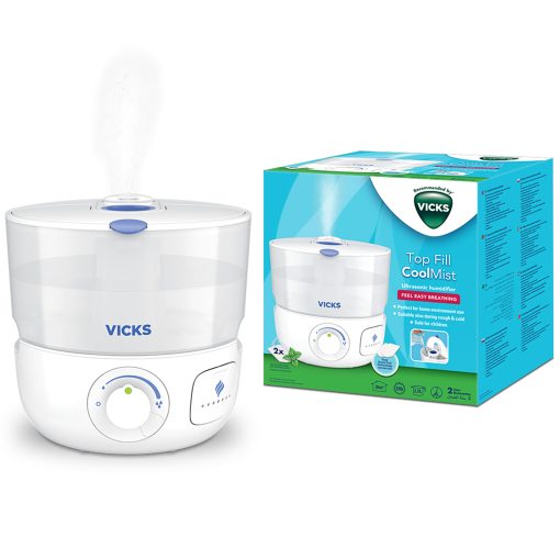 Top Fill Ultrasonic Humidifier with 2x Scent Pad Heater  VUL585E4 - Image 9