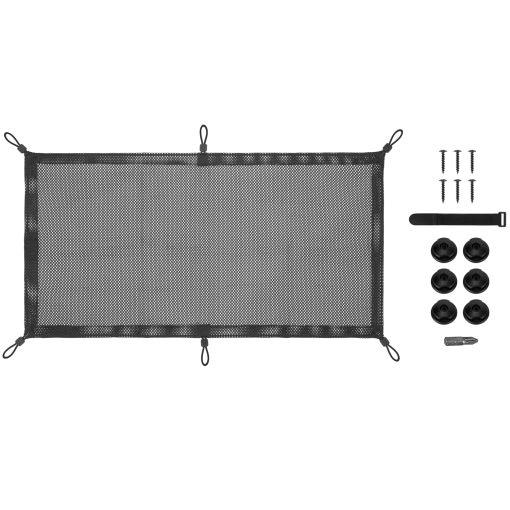 Kabelnät för skrivbord 69x34 cm Svart - Image 8