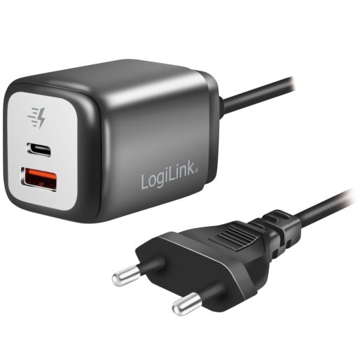USB-laddare 1xUSB-A + 1xUSB-C med fast kabel 1,5m GaN 30W - Image 22