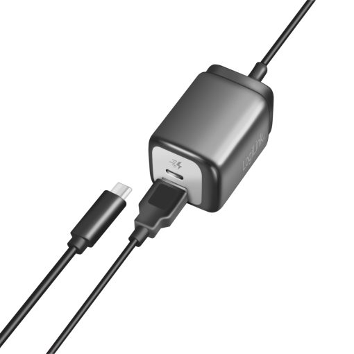 USB-laddare 1xUSB-A + 1xUSB-C med fast kabel 1,5m GaN 30W - Image 15