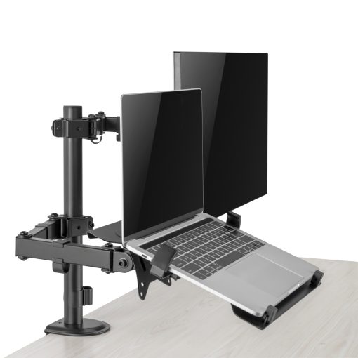 Monitorfäste 17-32" med hållare för laptop/surfplatta 10-15,6" - Image 6