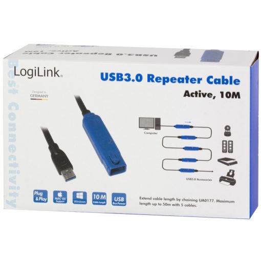 Aktiv USB 3.0-förlängningskabel 5 Gbps 10m - Image 4