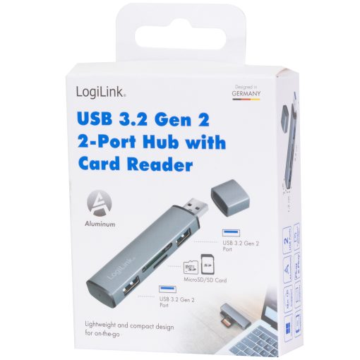 USB-hub (USB 3.2 Gen2) Minneskortsläsare/USB-A - Image 9