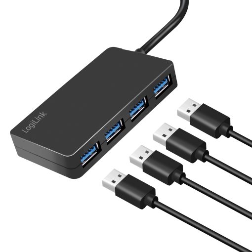 USB 3.0-hub (3.2 Gen1) 4 USB-A-portar - Image 3