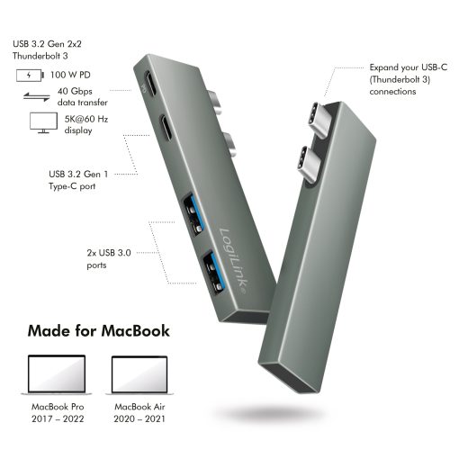 Dual USB 3.2 Gen2x2-hub 4-portar PD 100W - Image 21
