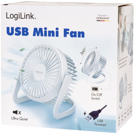 USB-fläkt Ø12,7 cm Vit - Image 13