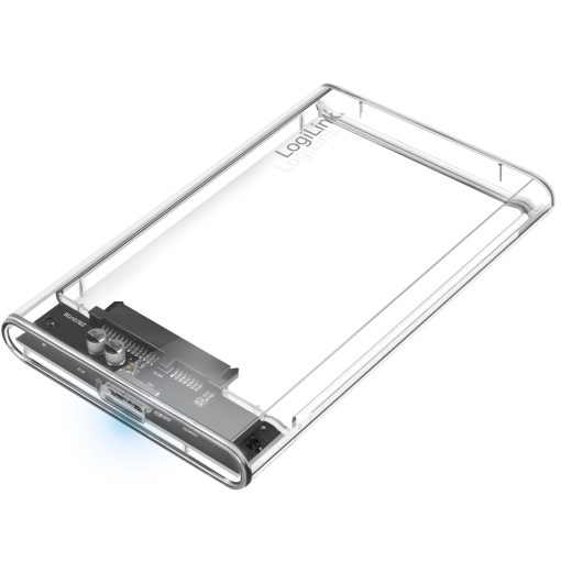 Hårdiskkabinett 2,5" SATA USB 3.0 Skruvfri design Transparent - Image 15