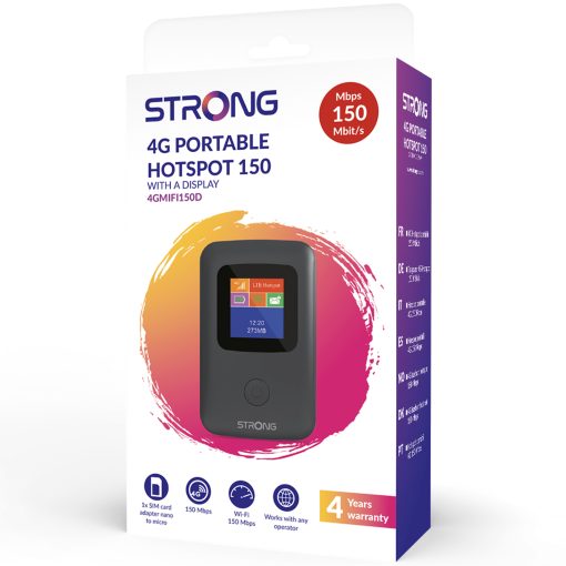 4G MiFi Hotspot WiFi 150 Mbit/s med display - Image 8
