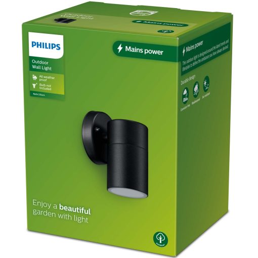 Kylis Väggarmatur Downlight (GU10-sockel) IP44 Rostfritt stål Svart - Image 20