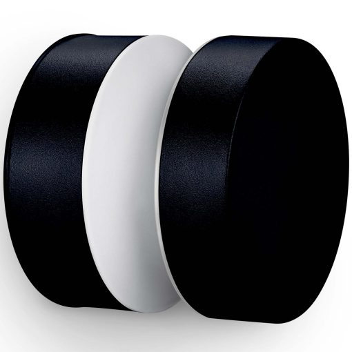 Laven LED-vägglampa Rostfritt stål Svart IP44 Varmit 6W 600lm