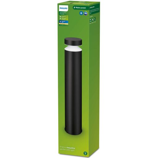 Laven LED-pollare Rostfritt stål Svart IP44 Varmit 6W 600lm - Image 7