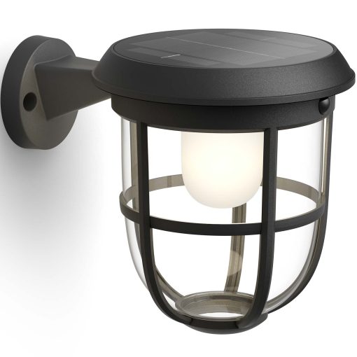Radii Vägglampa Solcell Ultra Efficient LED 250lm Svart