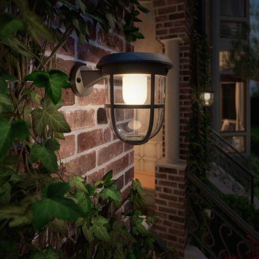 Radii Vägglampa Solcell Ultra Efficient LED 250lm Svart - Image 16