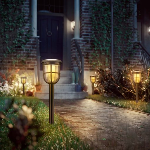 Radii Trädgårdslampa Solcell Ultra Efficient LED 250lm Svart - Image 12
