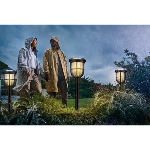 Radii Trädgårdslampa Solcell Ultra Efficient LED 250lm Svart - Image 25