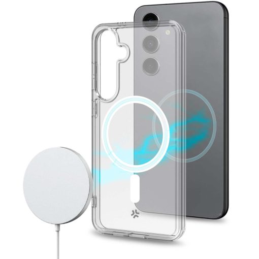 Gelskinmag Magnetic TPU Cover Galaxy S24 5G Transparent - Image 3
