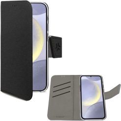 Wally Wallet Case Galaxy S24+ 5G Svart