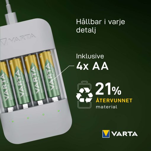 Eco Charger Pro Recycled inkl. 4x AA 2100 mAh - Image 9