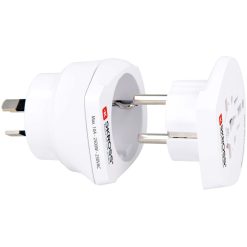 Reseadapter Combo Världen till Australien/Kina + Europa Jordad