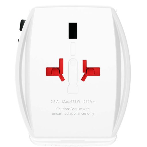 Världsreseadapter MUV USB AC65PD USB-A+USB-C PD 65W Ojordad - Image 14