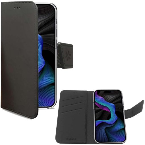 Wally Wallet Case Galaxy S23 FE Svart